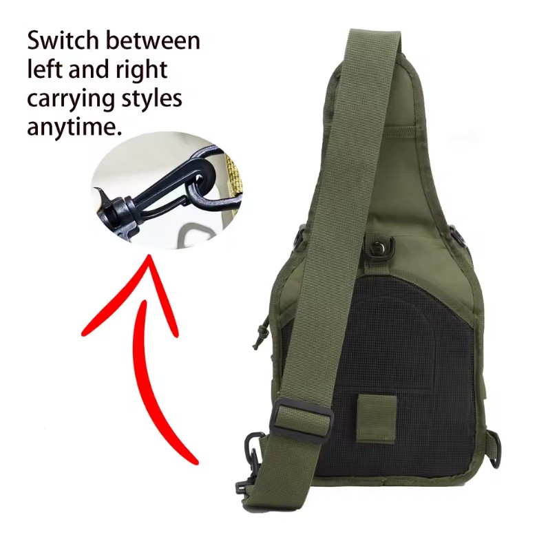 THURAM Tactical Sling Backpack – Outdoor EDC Shoulder Bag - Image 2