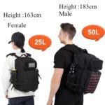Waterproof Hiking Backpack 25L/50L – Travel & Outdoor Laptop Bag - Image 2