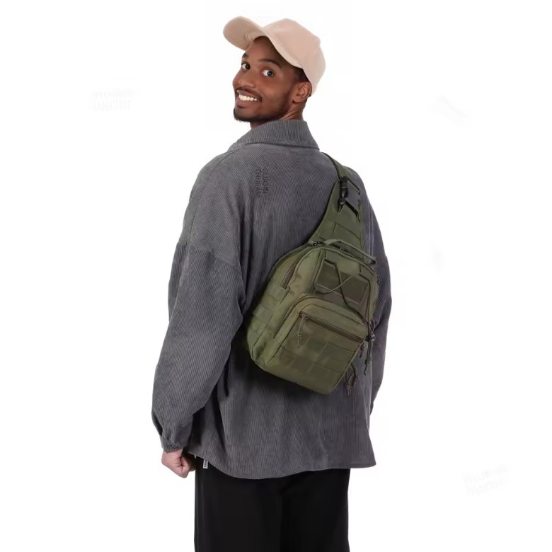 THURAM Tactical Sling Backpack – Outdoor EDC Shoulder Bag - Image 6