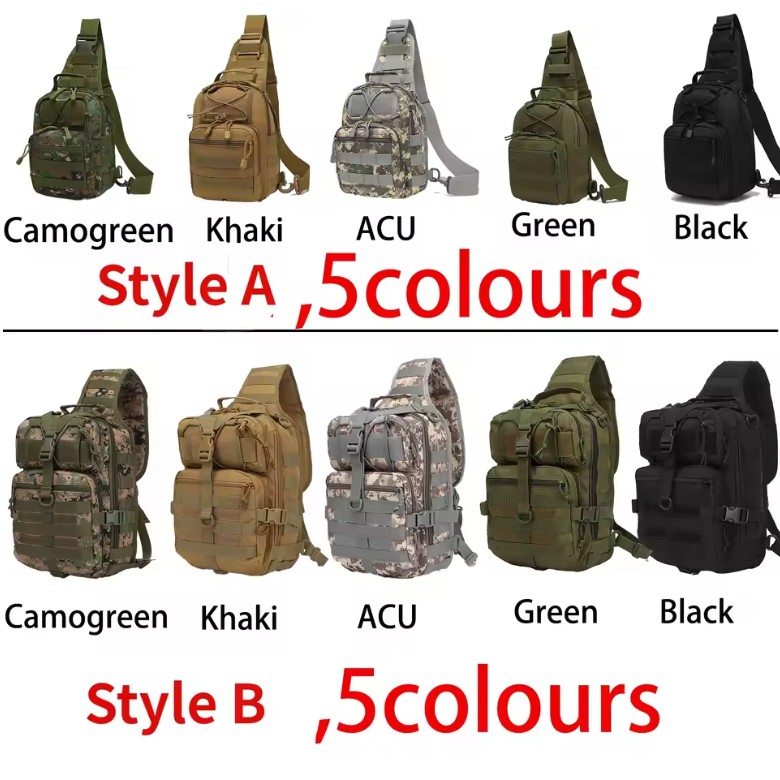 Tactical Sling Backpack – Waterproof Outdoor EDC Pack - Image 3