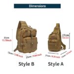 Tactical Sling Backpack – Waterproof EDC Outdoor Bag - Image 4